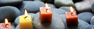 Candles-on-a-rock
